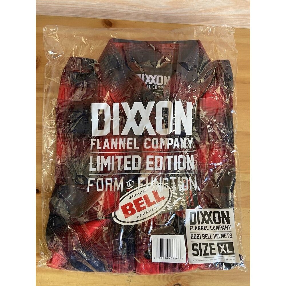 Dixxon Flannel Co Bell Helmets  Long Sleeve Rare Limited X-Large NWT